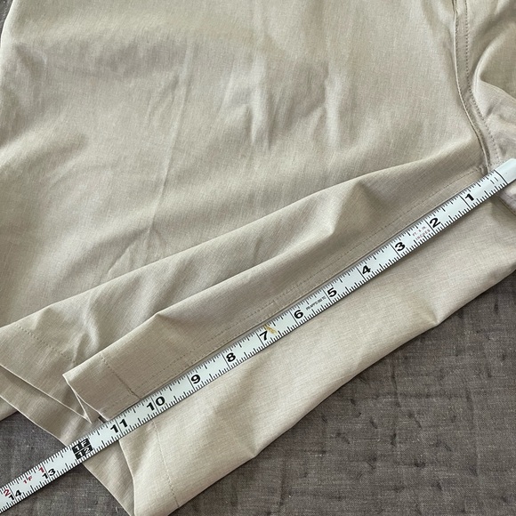 Coolkeep Classic Men's Khaki Tan Flat Front Performance Wear Shorts Size 42 - Picture 7 of 8